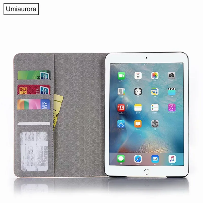 Чехол-книжка кожаный для iPad Mini чехлы ipad Air 4 3 2 1 5th 6th 9 7 2017 Pro 10 5 11 7/8/10 поколения умный