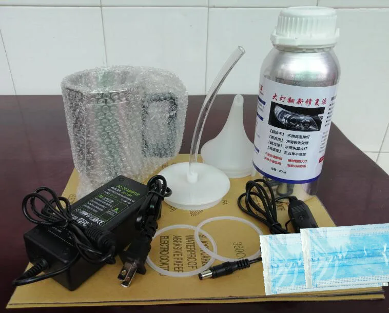 800 г синий налобный фонарь покрытий фар очиститель для полировки комплект| |