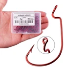 50 шт., рыболовные крючки с широким зазором