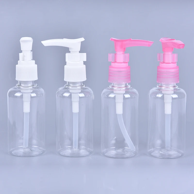 

5PCS 75ml Bottle Refillable Protable Soap Shampoo Lotion Foam Water Plastic Pressed Pump Spray Bottle Refillable Bottle
