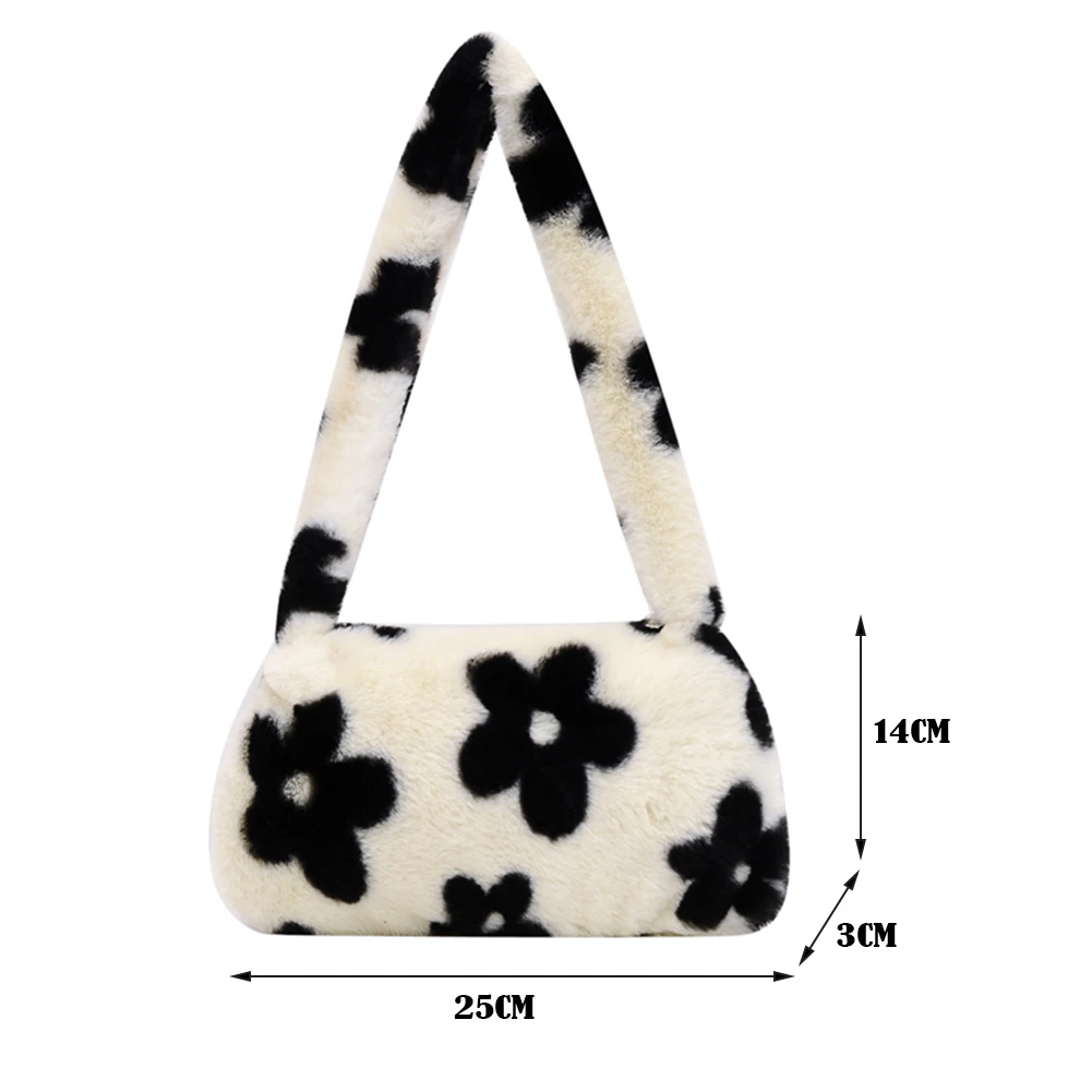 Модные женские сумки через плечо с цветочным принтом новинка 2021 зимние мягкие