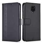 Чехол-книжка для Xiaomi Redmi Note 9 Pro Max, кожаный, с 3d тиснением