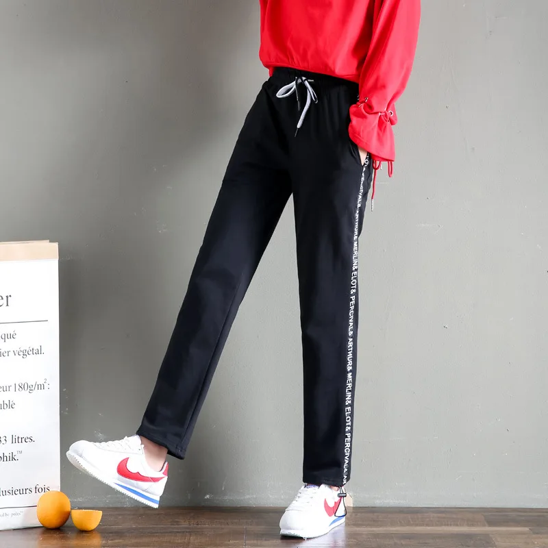 

Summer Big Pocket Satin Highlight Pants Women Glossy Sport Ribbon Trousers BF Harajuku Joggers Women's Sports Pants