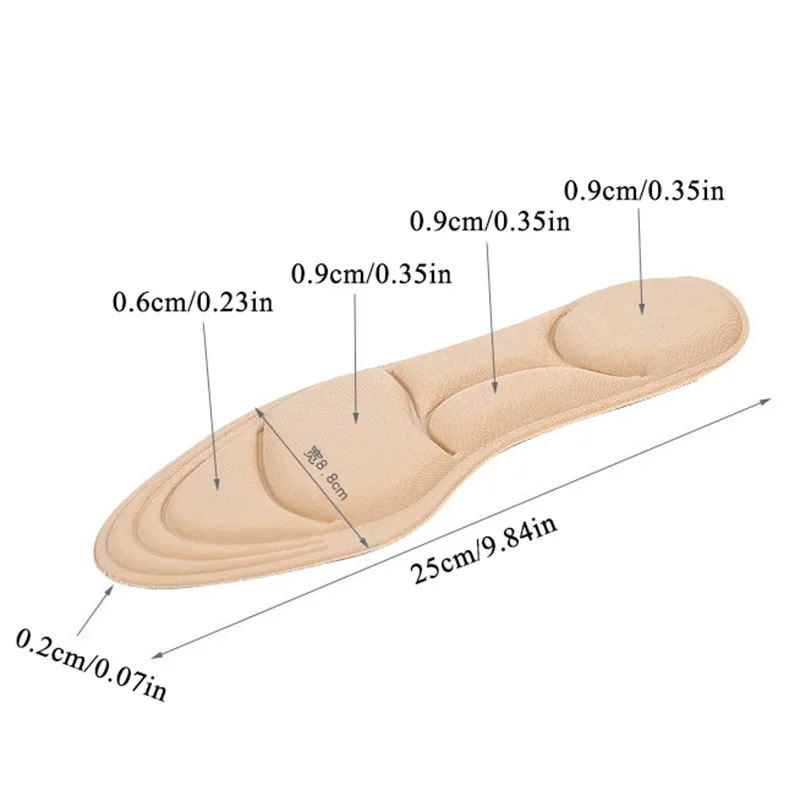 Стельки из пены с эффектом памяти ортопедические поддержка свода стопы дышащие