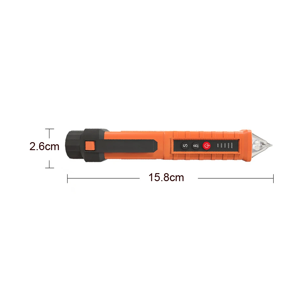 

AC No Contact LCD Electric Test Pen Voltage Digital Detector Tester 12-1000V
