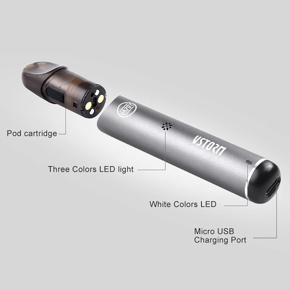Vapor Storm Ares Pod Vape комплект 560 мАч батарея 1 6 мл картридж стартер ручка испаритель VS