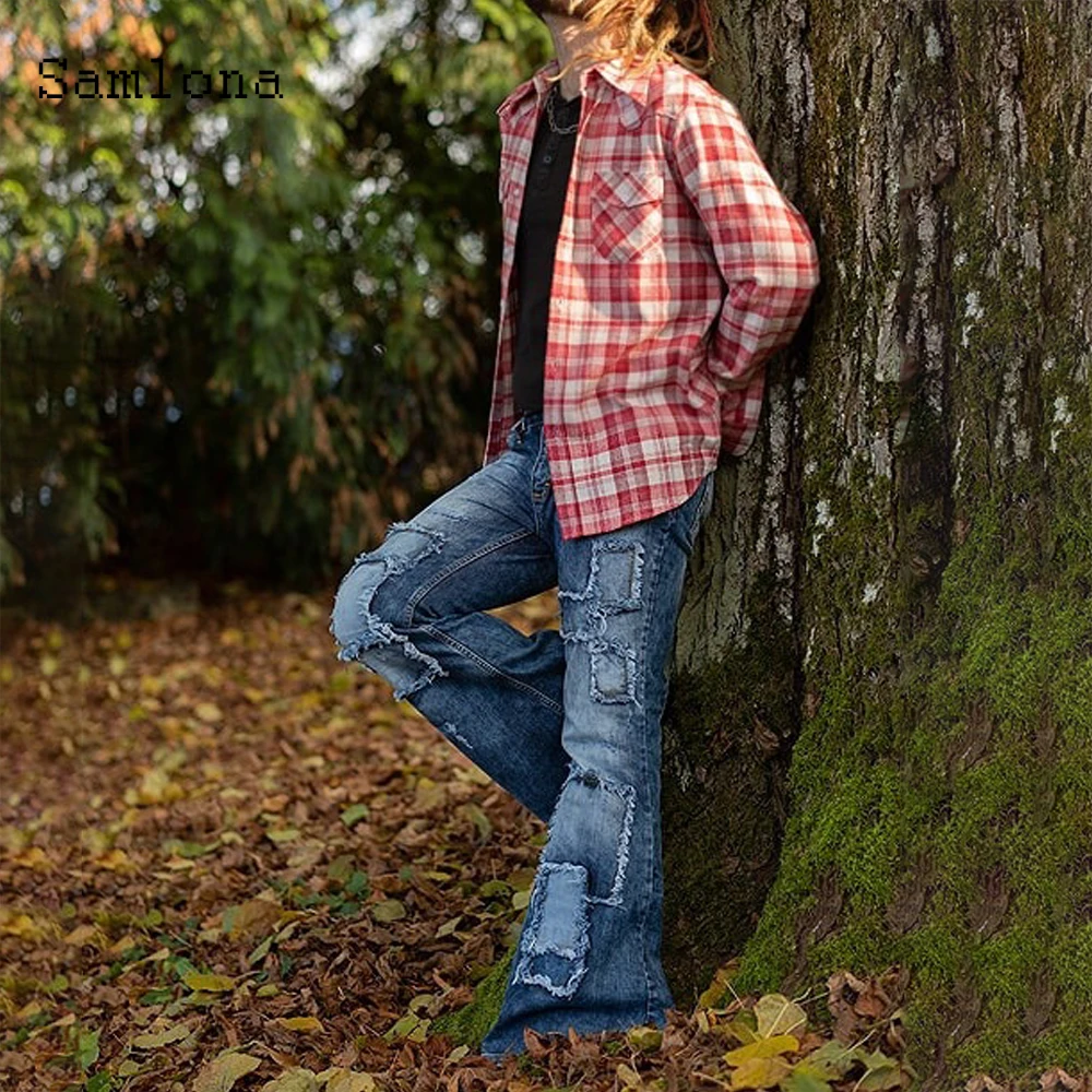 Plus size 3XL Men Jeans Boot Cut Denim Pants 2021 Slimming Bottoms Pant Male Patchwork Denim Jeans Pencil Trousers Mens clothing