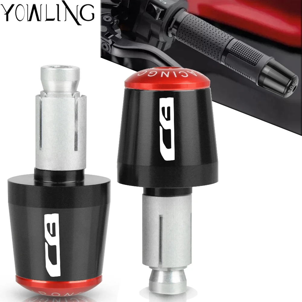 

FOR HONDA CB300F CB650F 2013 2014 2015 2016 2017 CB919 cb900f hornet 2001-2008 Motorcycle Handlebar Grips Handle Bar Cap Ends