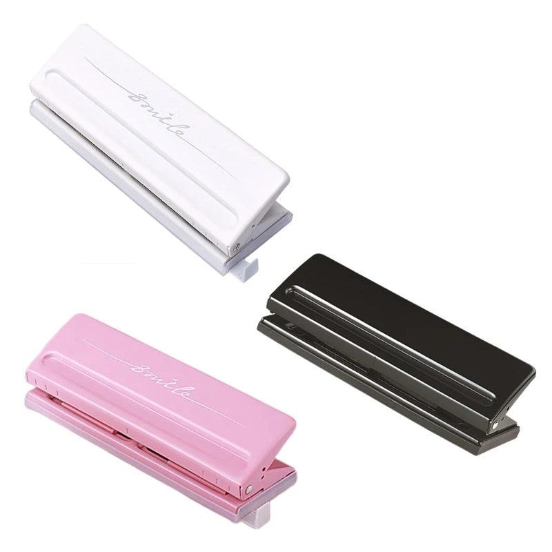 

New 6 Holes Metal Puncher Standard Punch Office Binding Supplies Student stationery office binding equipment Good Tool