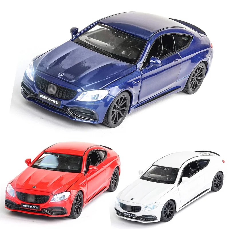 Модель AMG C63S V8 из сплава 1:32 3 цвета | Игрушки и хобби