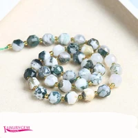 natural multicolor stone spacer loose beads high quality 6810mm faceted olives shape diy gem jewelry making accessories a4288