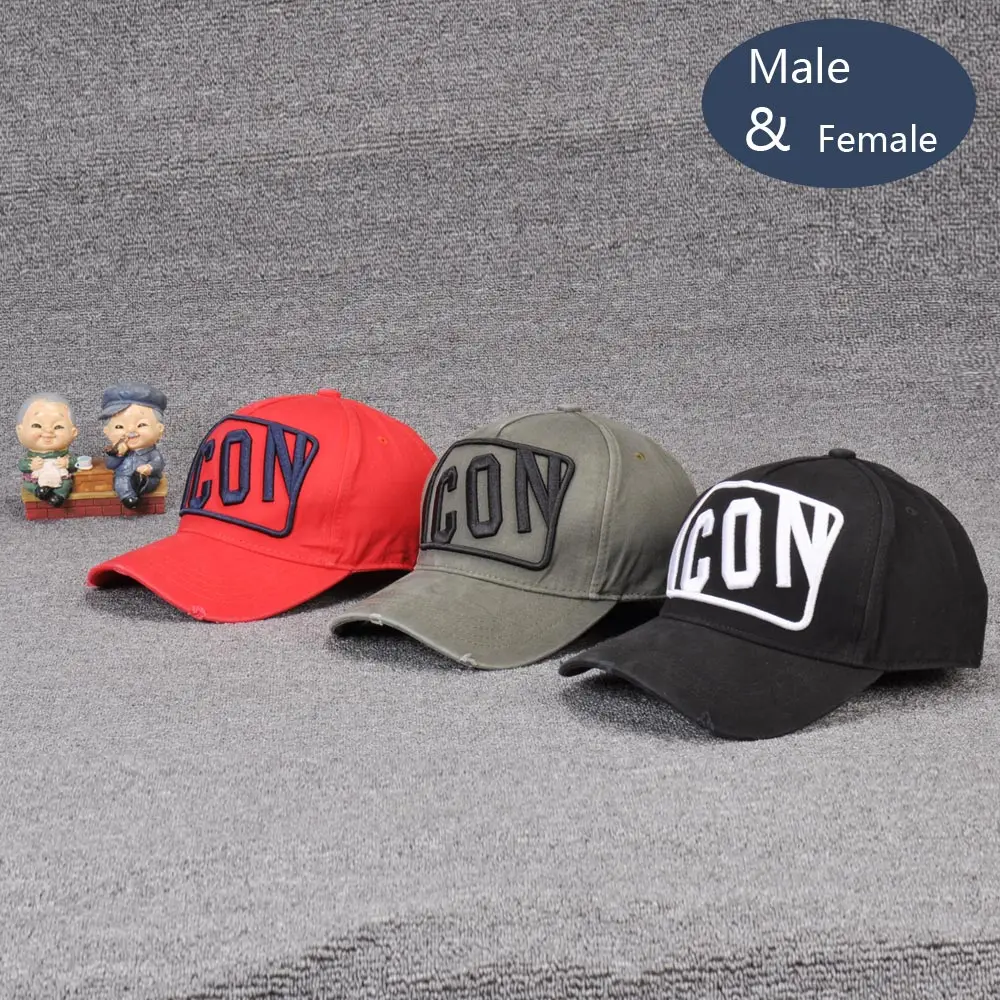 

DSQ baseball cap icon cap classic outdoor street trend dad hat explosion models ICOND2 bone truck driver hat men hat ladies