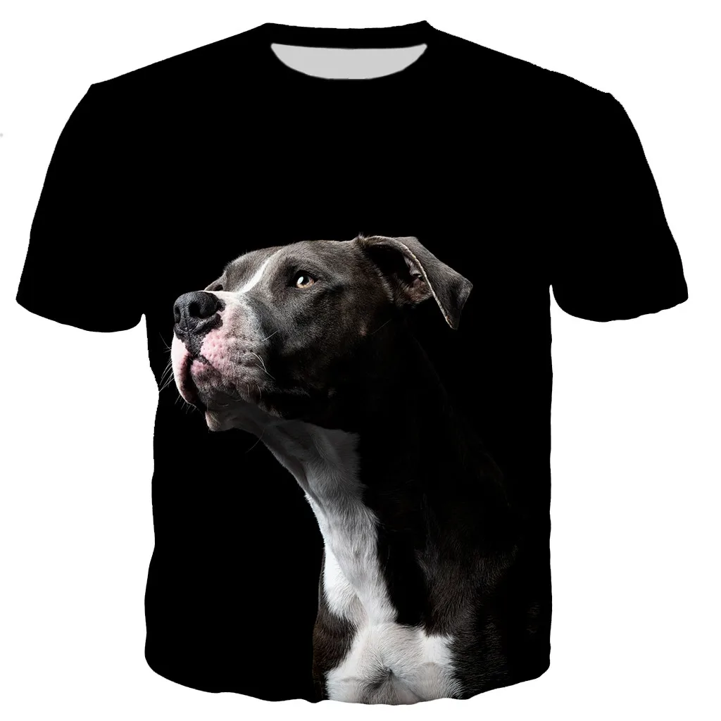 

Bull Terrier Dogs T Shirt Men/women 3D Printed T-shirts Casual Harajuku Style Tshirt Streetwear Tops