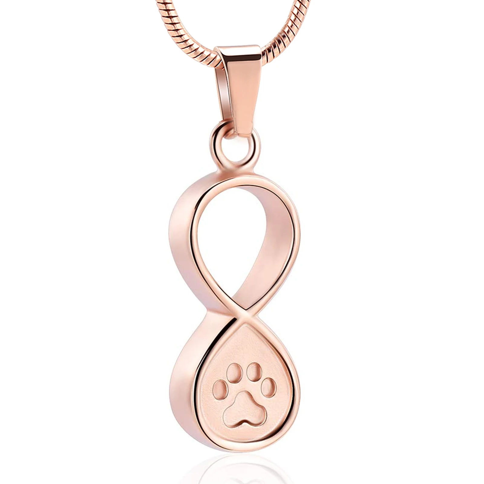 Бесконечность любви ПЭТ кремации ювелирные изделия для пепла на память о