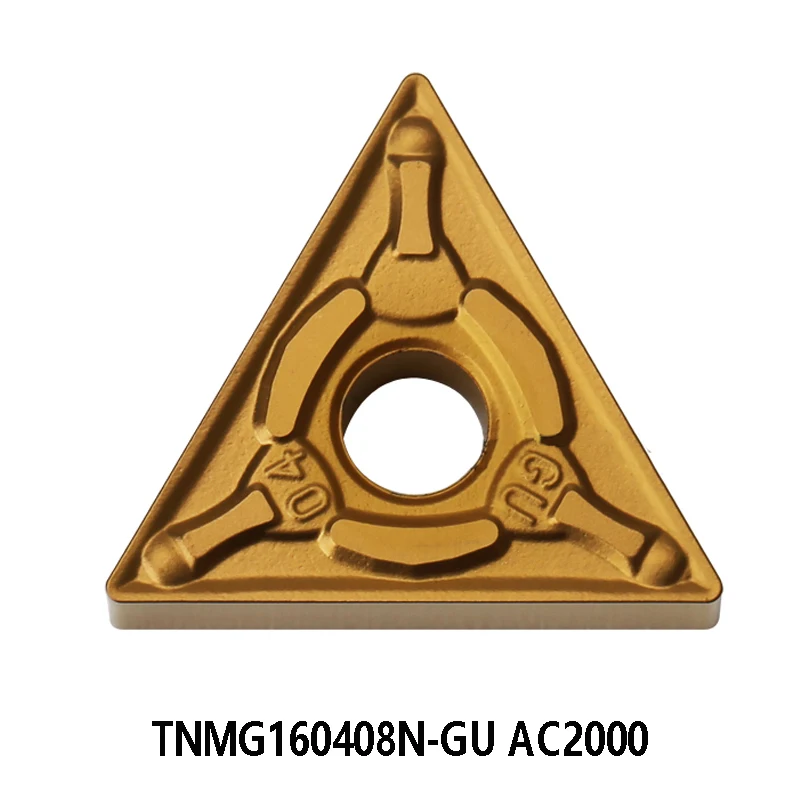 

100% Original TNMG1604 TNMG160408N-GU AC2000 Carbide Inserts TNMG160408 TNMG 160408 Lathe Cutter Turning Tool 10pcs/box