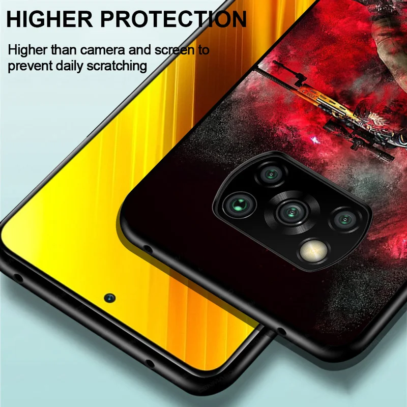 

Cool Counter Strike CS GO Game For Xiaomi Poco C3 M3 M2 X3 NFC X2 F2 Pro F1 Mi Play Mix 3 A2 Lite A1 6 5 Phone Case