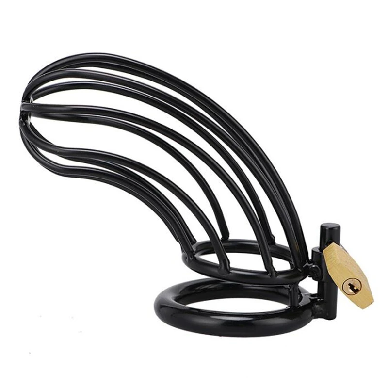 Мужское устройство верности из нержавеющей стали клетка на пенис Пояс кольца