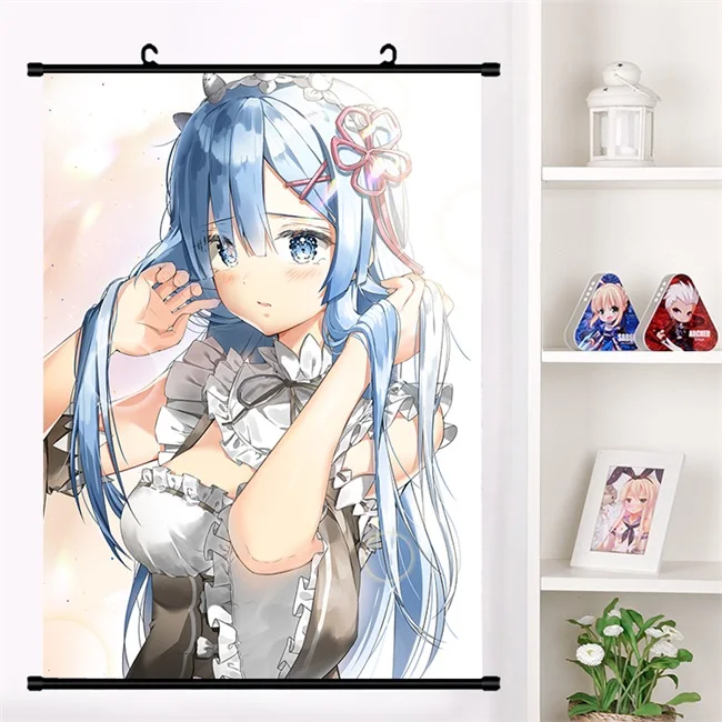 M Аниме Re: zero kara hajimeru isekai seikatsu Beatrice Emilia настенный плакат коллекция домашнего декора - Цвет: M