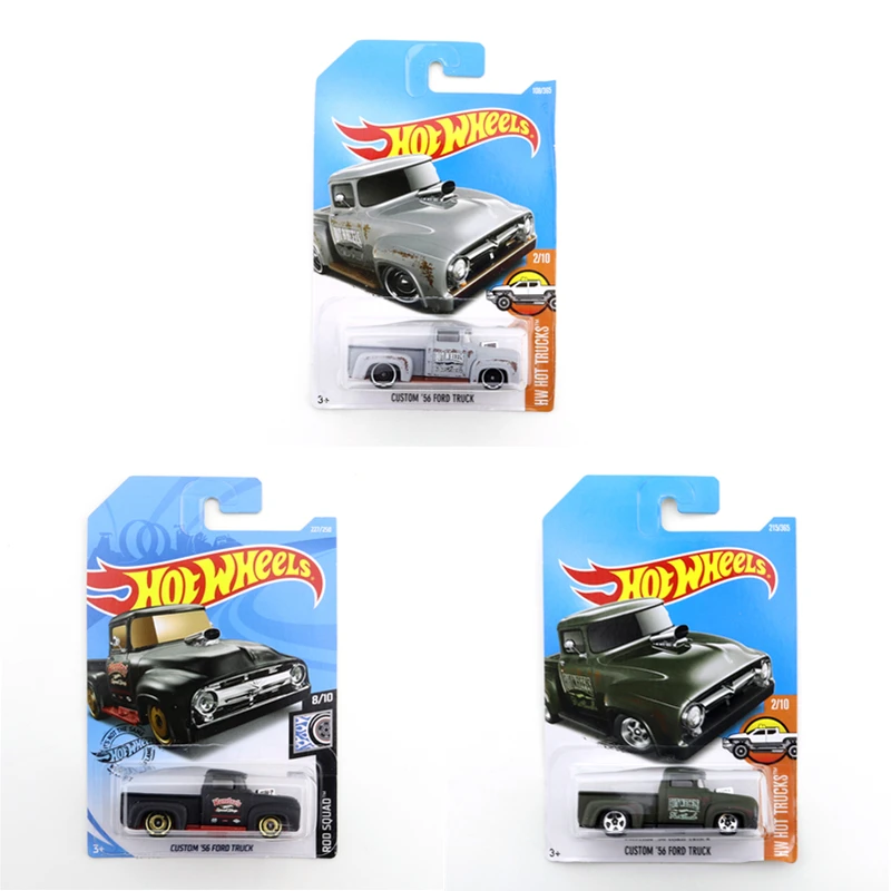 

2021 Hot Wheels CUSTOM 56 FORD TRUCK Mini Alloy Coupe 1/64 Metal Diecast Model Car Kids Toys Gift