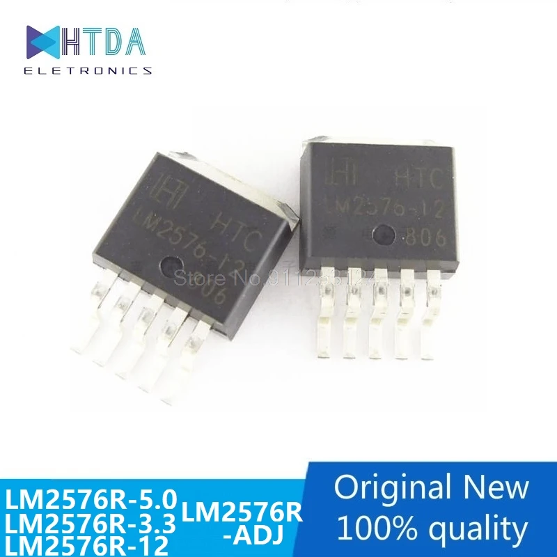 

5pcs/lot LM2576R-5.0 ADJ 3.3 12 5V 3.3V 12V TO-263-5 In Stock