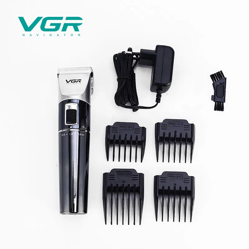 

VGR professional hair trimmer rechargeable hair clipper haircut machine LCD display powerful hair clipper