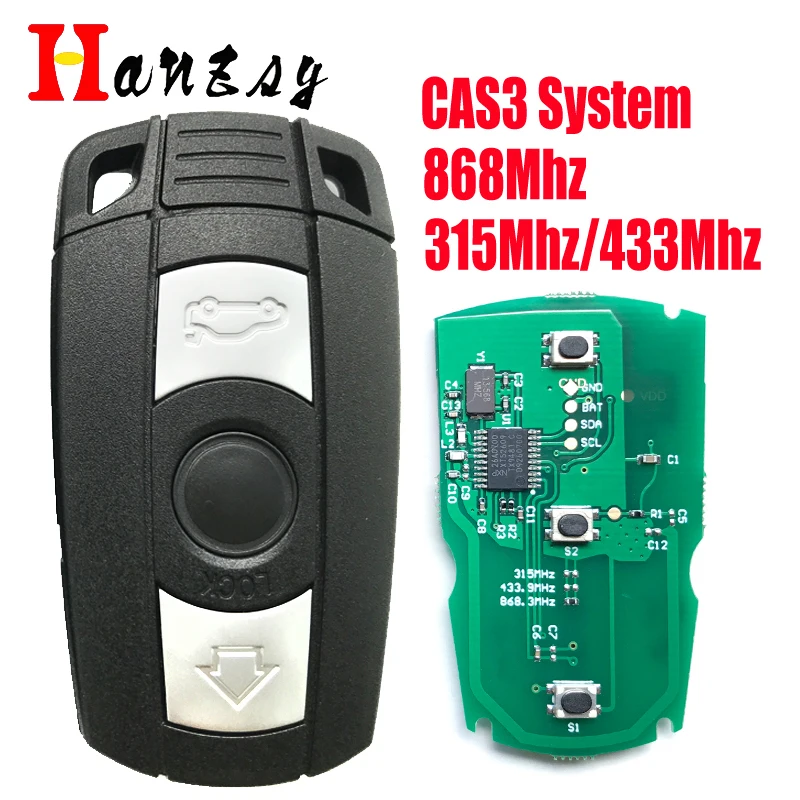 3 кнопки дистанционного ключа для BMW E89 E92 E93 E88 E91 E90 E82 X5 Z4 1 5 7 серии Smart Key CAS3 Система