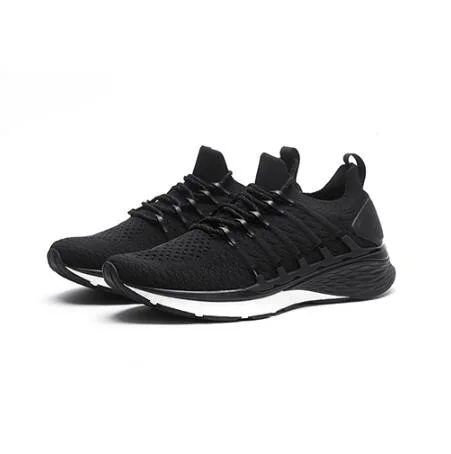 Black Size39 Новинка Xiaomi Mijia Sneaker 3 мужские кроссовки 3 Uni-moulding 2,0 Fishbone Lock system эластичный вязаный вамп амортизирующая подошва - Цвет: Black Size39
