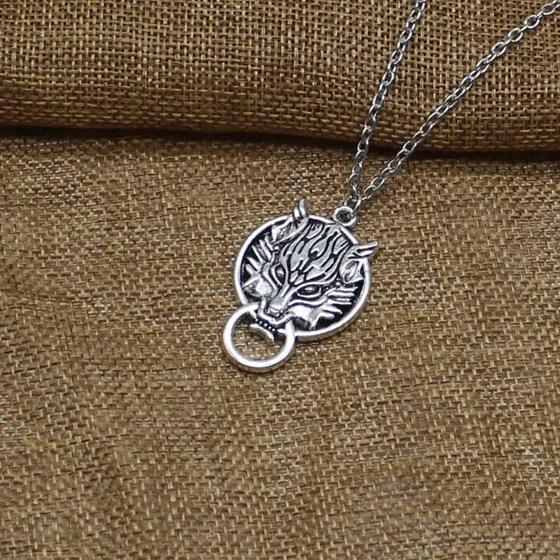 Очаровательное ожерелье с волчьей головой в стиле ретро-поп цепочка панк-рок