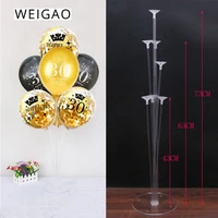 weigao 30 40 50 60 anniversary balloons happy birthday decorations adult number helium balloon stand 30 40 50 60 years old decor