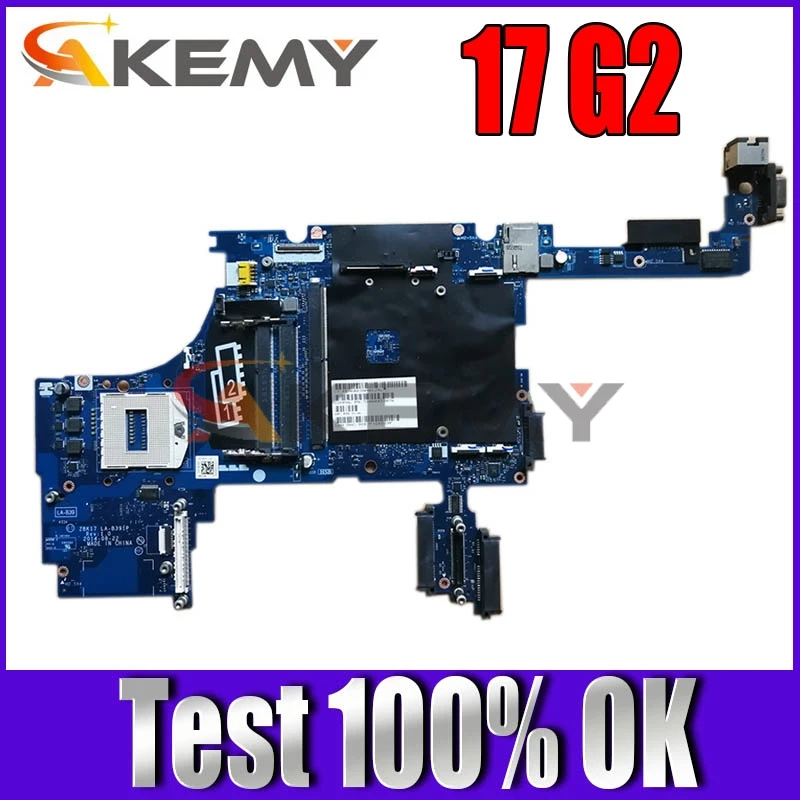 

Материнская плата Akemy для ноутбука HP Zbook 17 G2, системная плата ZBK17 LA-B391P PGA947 HM7 DDR3 784213-501 784213-001 100%, протестированная работа