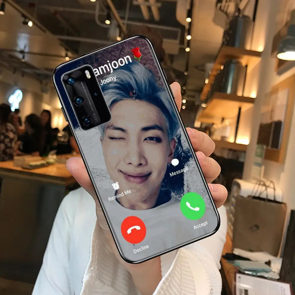 

Handsome guy idol Phone Case For Huawei P 40 30 20 10 9 8 Lite E Pro Plus Black Etui Coque Painting Hoesjes comic fashion