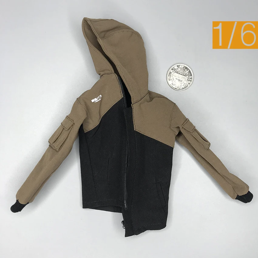 1/6 Scale Trendy For Men Soldier BLACK Toys PARK Beetles Brothers Coat For Accessories
