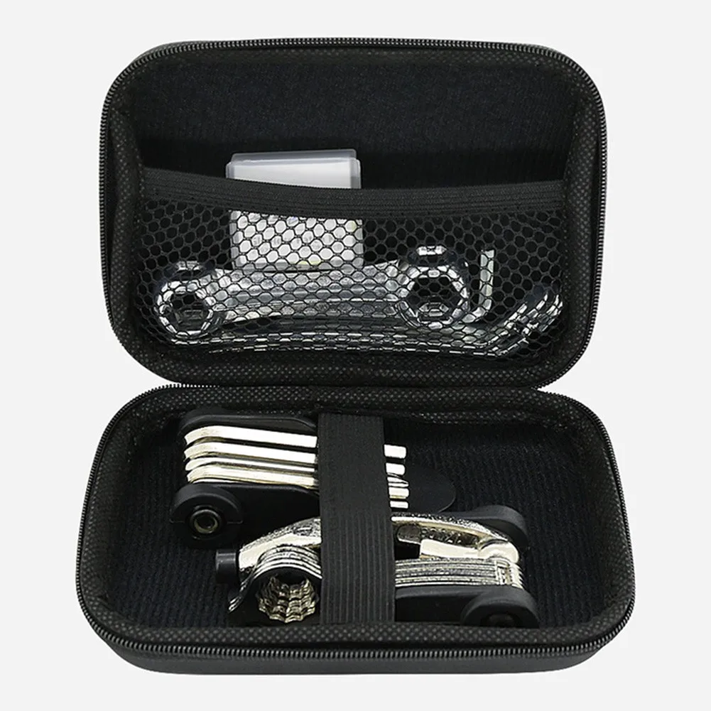 

Bike Repair Kit Multi Emergency Tools MTB Bicycle Puncture Waterproof Saddle Bag Tyre Patche 15in1 Combination Tool Allen Key