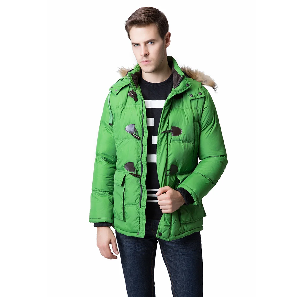 Мужские зимние толстые теплые парки 2020 модный съемный капюшон из искусственного