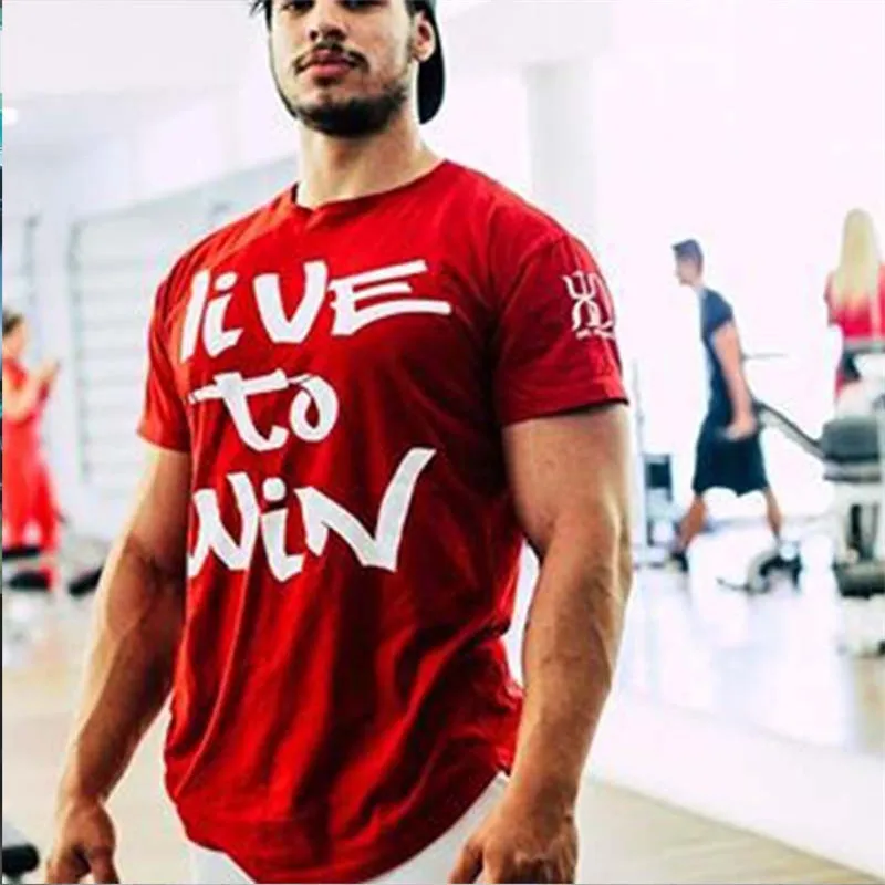 2020 компрессионная футболка джоггеры Спортивная облегающая мужские