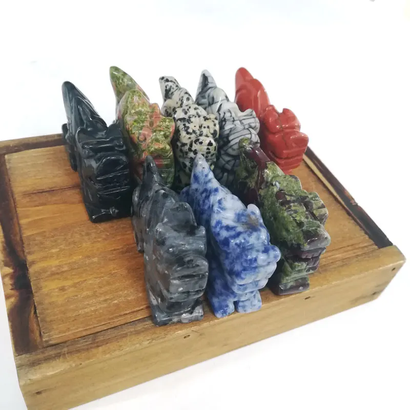 Изысканный талисман дракона диаметром 2 дюйма великолепный Кристальные