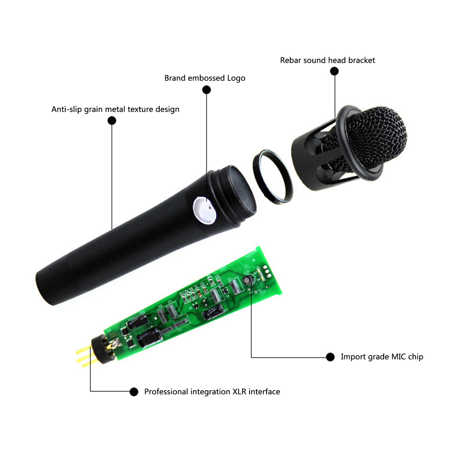 

V8S Live Sound Card Microphone Set 8 Modes Audio Recording Live Streaming Equipments for Studio Recording