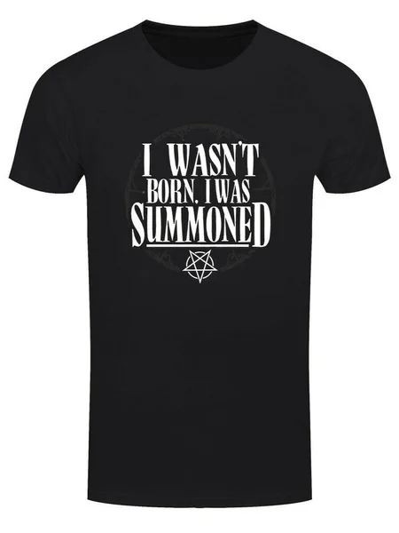 

T-shirt I Wasn't Born, I Was Summoned Men's Black