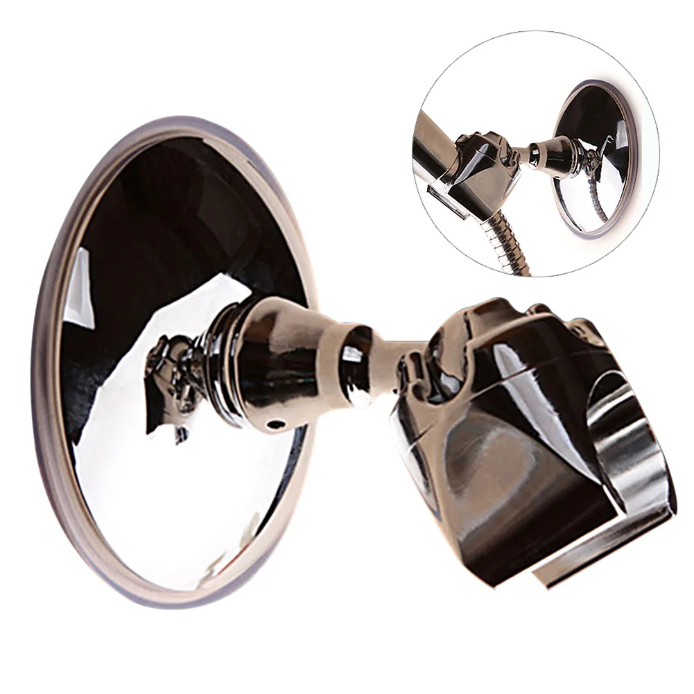 

Silver Shower Head Holder Wall Mount Removable ABS Vacuum Portable Rack Bracket Adjustable Suction Cup
