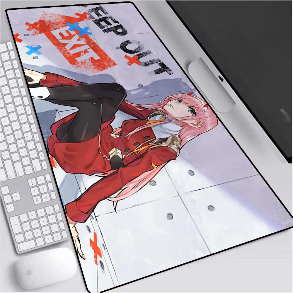 

Аниме Уважаемый французский коврик для мыши XXL дорогой в Franxx игровой коврик для мыши для ноутбука Водонепроницаемый Настольный коврик для к...