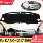 Для KIA RIO 4 K2 2017 2018 2019 русском языках анти-скольжения Мат панельная крышка приборной защиты ковровых покрытий аксессуары
