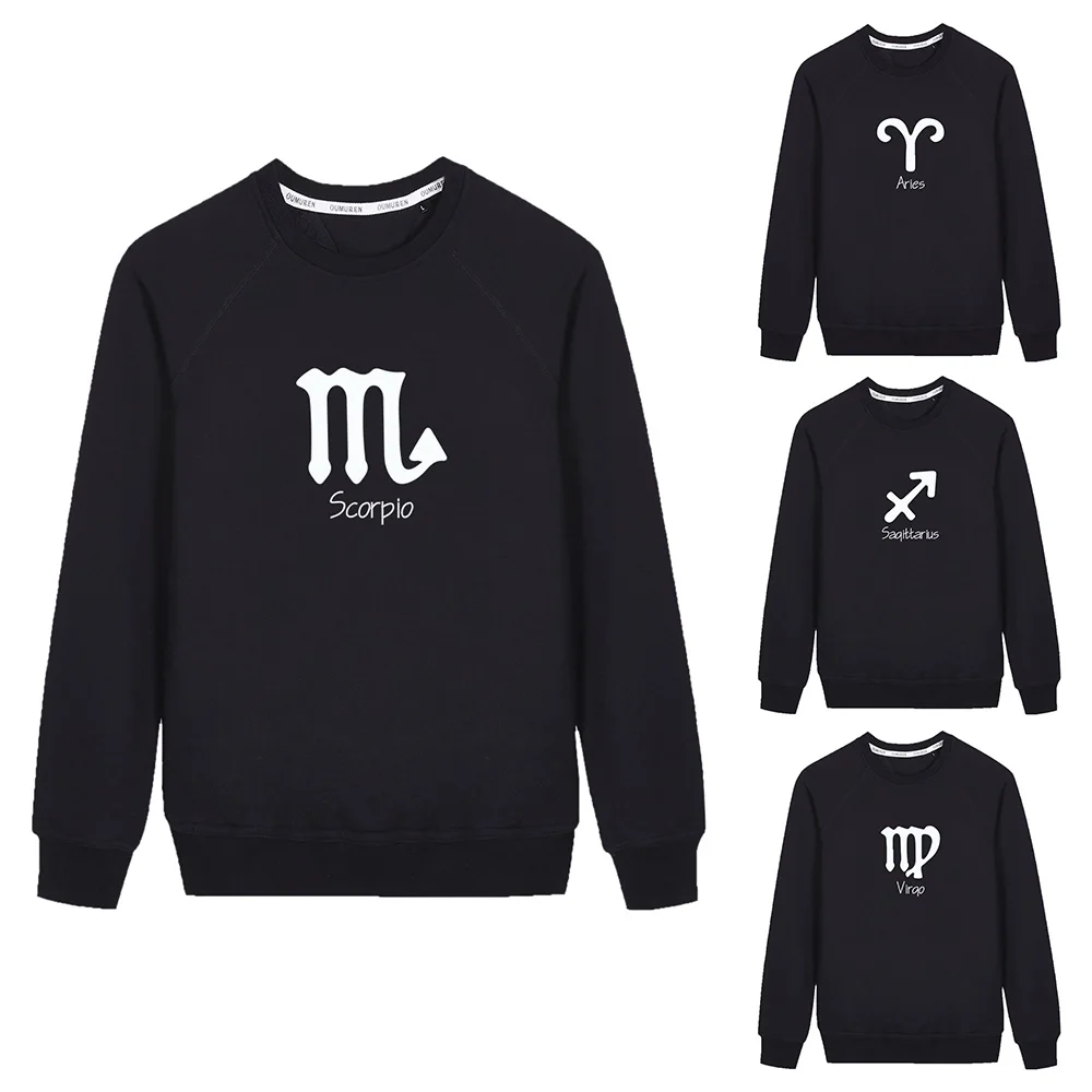 2020 NEW Autumn Constellations Virgo Taurus Boy Girl Children Sweatshirt Men'S Woman Hip Hop Crewnecks Hoodie Streetwear | Мать и