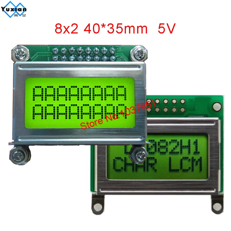ЖК модуль 8x2 мини маленький экран LC082H1 HD44780 SPLC780D1 хорошее качество|screen|screen greenscreen