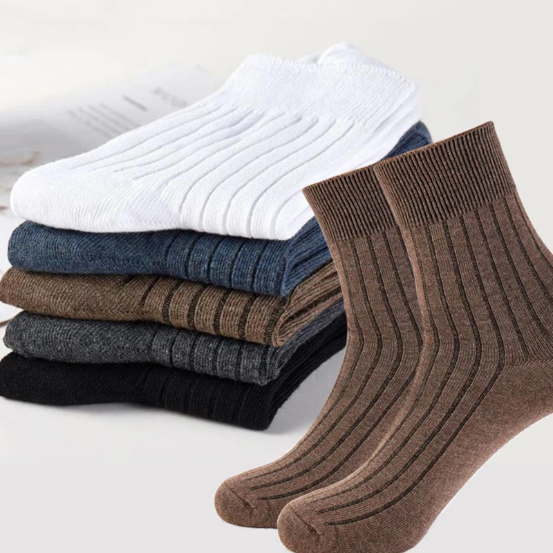 

Tube Socks Men Socks Business Socks Absorbs Sweat Cotton Socks