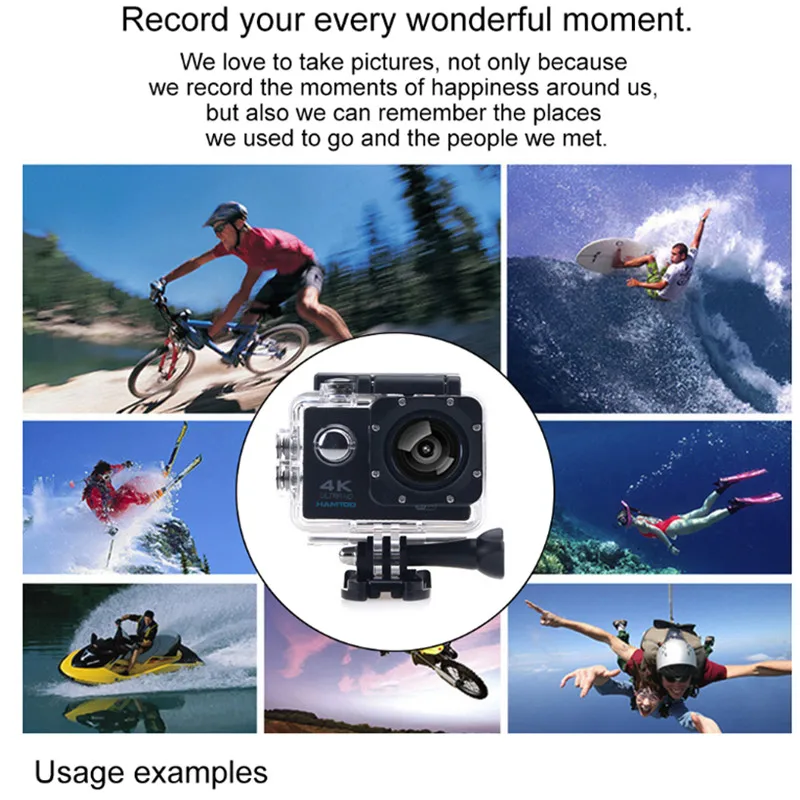 H9A Pro 2,0 дюймов lcd 4k ultra HD 1080P Экшн-камера Поддержка WiFi Спортивная камера FULL HD Спортивная камера