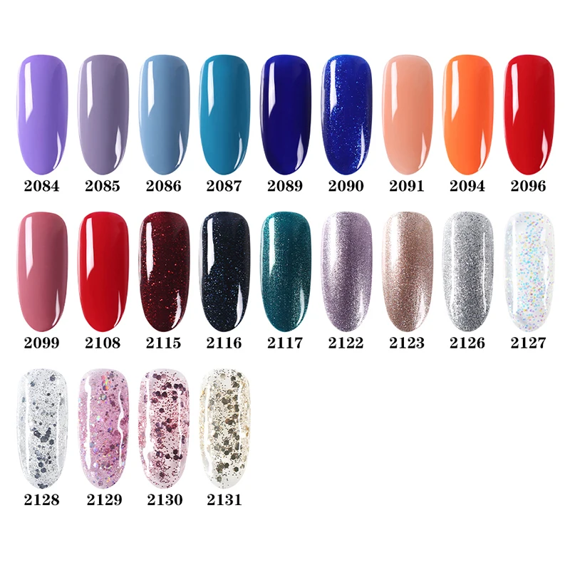 NAILCO 131 цветов Полупостоянный Гель-лак для ногтей Зимняя серия светодиодный лак