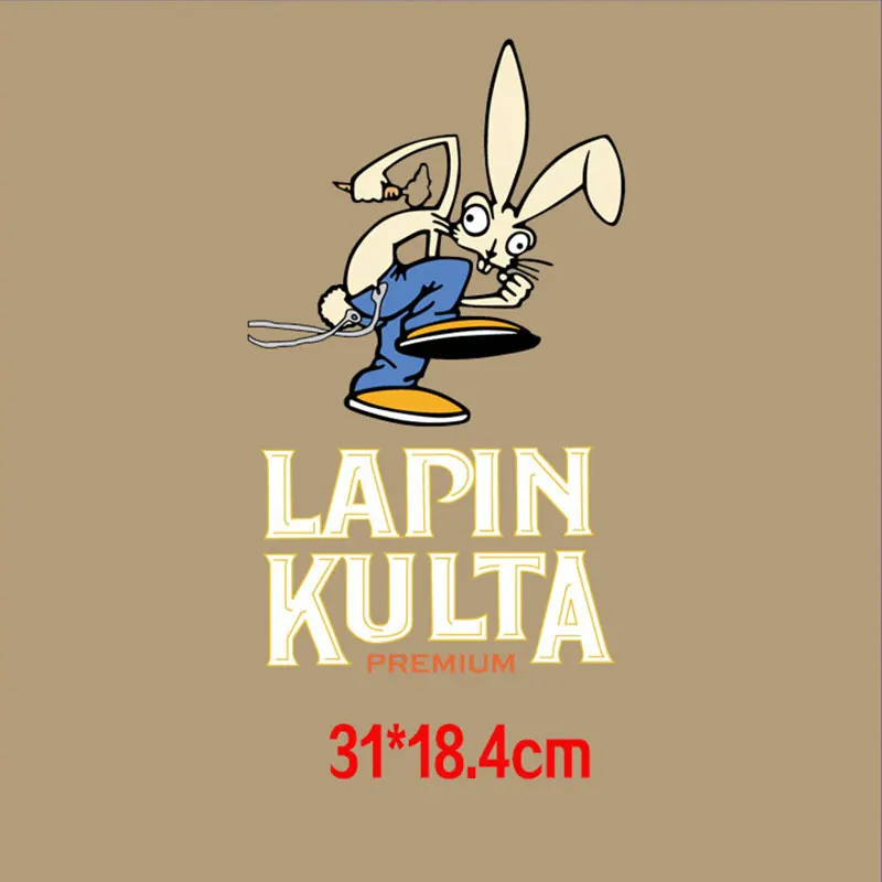 Нашивка с пасхальным Кроликом термонаклейка для одежды наклейка нашивки