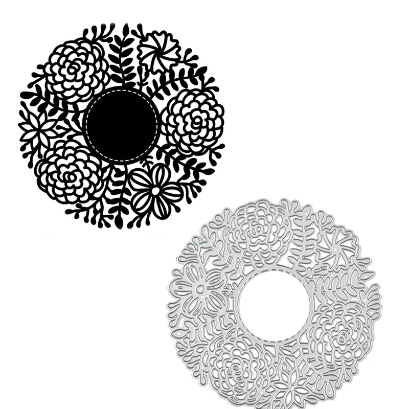 YaMinSanNiO Цветочная оправа круглые металлические режущие штампы новые для