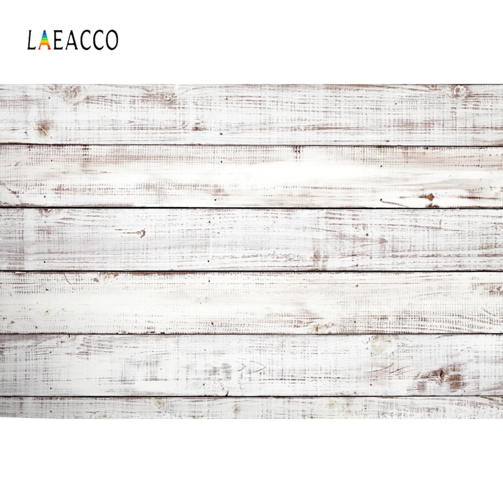 Laeacco белый деревянный дощатый пол планки текстура гранж портрет фотографии фоны