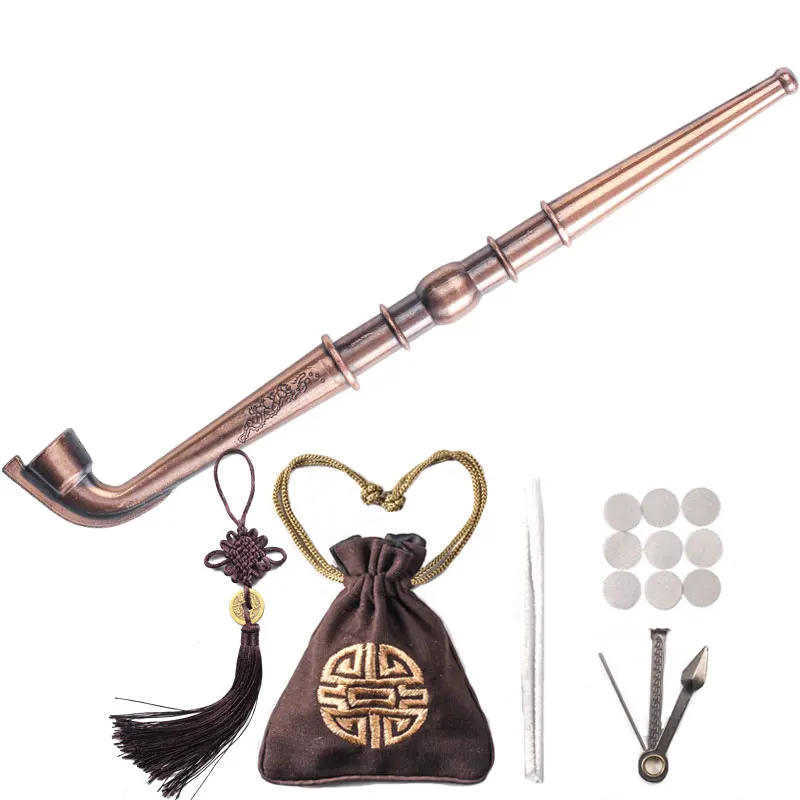 Бесплатная доставка 2 шт./лот модные длинные золотые металлические табачные